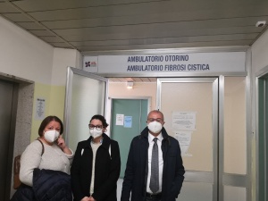 Domenico Pettinari in visita ispettiva all'ospedale di Atri 2