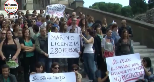 protesta almaviva piazza