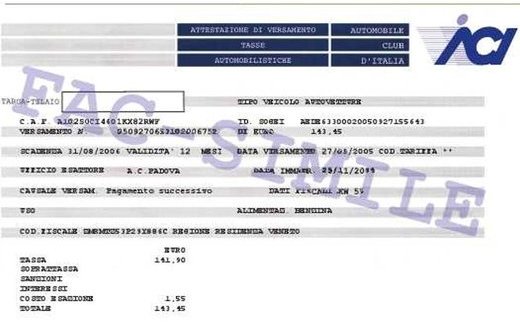bollo auto abruzzo
